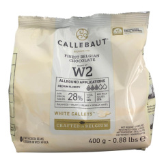 Chocolat blanc (28%), Callets 400 g Callebaut