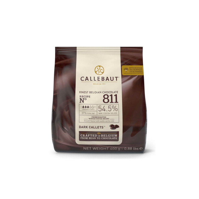 Chocolat Noir 54.5%-400g-Callebaut