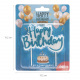 Happy Birthday Candle – Glitter Blue – Dekora