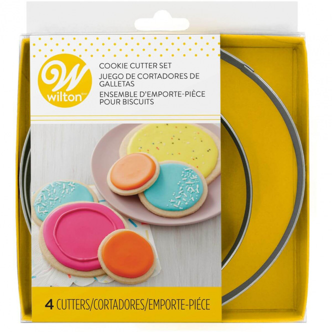 Round Cookie Cutter Kit - 4pcs - Wilton