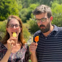 Glace à l'eau maison