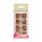 FunCakes Sugar Paste Decorations Stars Bronze Gold Set/24