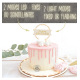 cake topper joyeux anniversaire