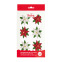 Sugar Decoration - poinsettia 6pcs Decora