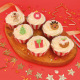 edible cupcake toppers Christmas
