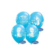 6 Sneeuwkoningin natuurrubberlatex ballonnen