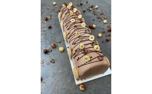 Bûche praliné noisette