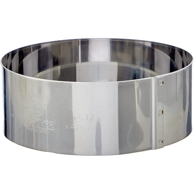 Cake Ring Stainless Steel - 6cmx30cm - Decora