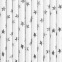 Party Deco Paper Straws 10pk : Theme:Silver Star