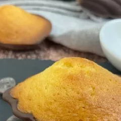 Recette de madeleine en coque de chocolat noir