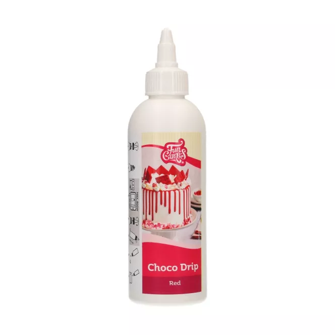 Choco Drip Rouge 180g Funcakes