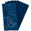 Napkins Elegant 18 years - 10pcs - Folat : Colour Theme:Blue