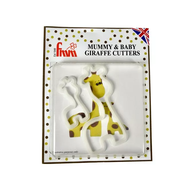 Emporte-pièces Maman et bébé girafe 2pcs FMM