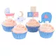 Kit de déco pour cupcakes - New Baby PME
