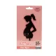 Cake Topper Femme enceinte - Noir - Dekora