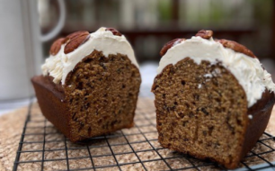 Cake butternut et noix de pécan (sans lactose )