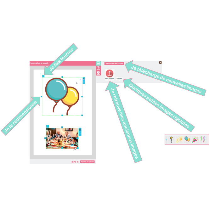 Impression alimentaire A4 - Papier azyme