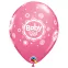 6 Ballons 11'' Baby - Qualatex : Couleur:Rose