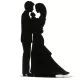 Cake topper Métal