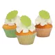 Décorations en pâte d'amande feuilles 12pcs FunCakes