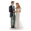 Figurine de couple marié Dekora pour la décoration d’un gâteau de mariage : Thème:Oslo - 16 cm