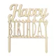 Taart Topper Led - Happy Birthday - Scrapcooking