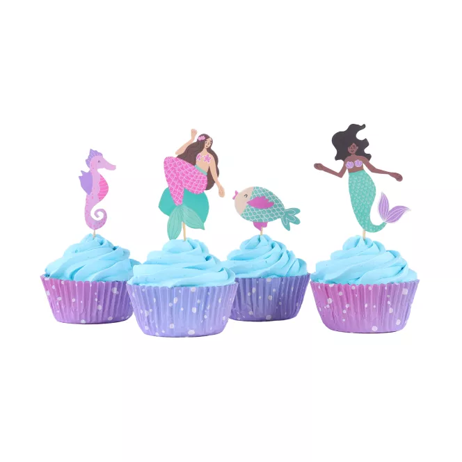 Caissettes Cupcakes Sirène – Les Baby's