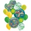 Balloon set 14 pcs Folat : Theme:Dinosaur