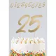 Cake Toppers Chiffres Dorés 20pcs Folat