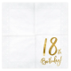 20 Napkins - Happy Birthday - Gold- PartyDeco