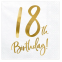 20 Napkins - Happy Birthday - Gold- PartyDeco