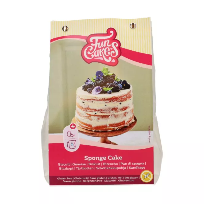 Funcakes mix for gluten free sponge cake