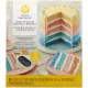 Set de 5 moules à gâteau/ Rainbow cake - 15cm - Wilton