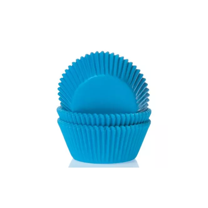 Baking Cups Cyan Blue pk/50 - House of Marie