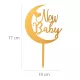 Cake Topper - New Baby Dekora