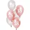 Set de ballon 18 ans 6 pcs 23cm Folat : Thème:Rose