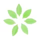 Wafer Rose Leaf 38mm/40pcs - DBS