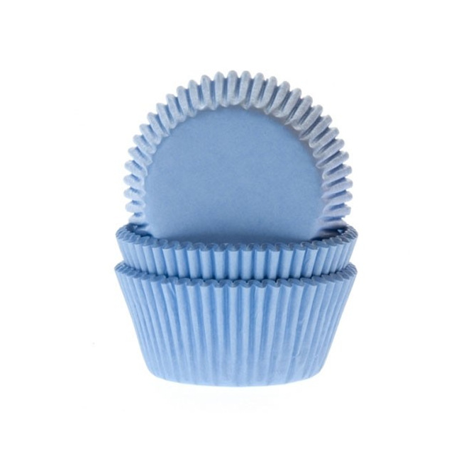 60 mini-caissettes bleu - HoM