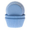 HoM Mini Baking cups Sky Blue - pk/60