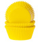 Caissettes à cupcakes - Jaune - 50pc - HoM