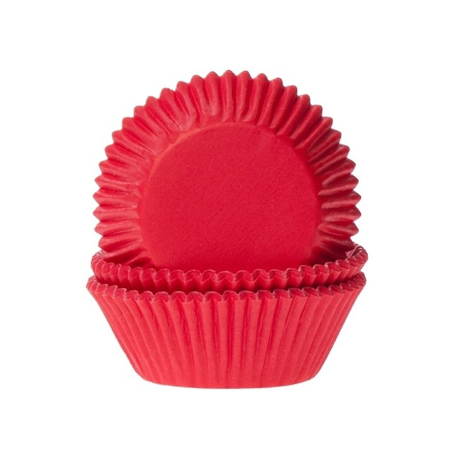 Caissettes à cupcakes- Jaune- 50pc- Hom