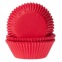 Caissettes à cupcakes - Rouge - 50pc - HoM