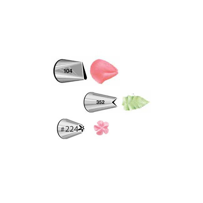 Set de 3 douilles pour Fleurs - Wilton