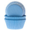 Baking cups - light Blauw- 50pc HoM