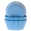 Caissettes à cupcakes- Bleu clair- 50pc- Hom