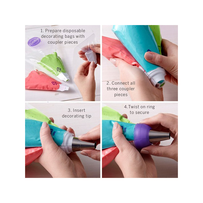  Color Swirl - 3 color coupler - Wilton