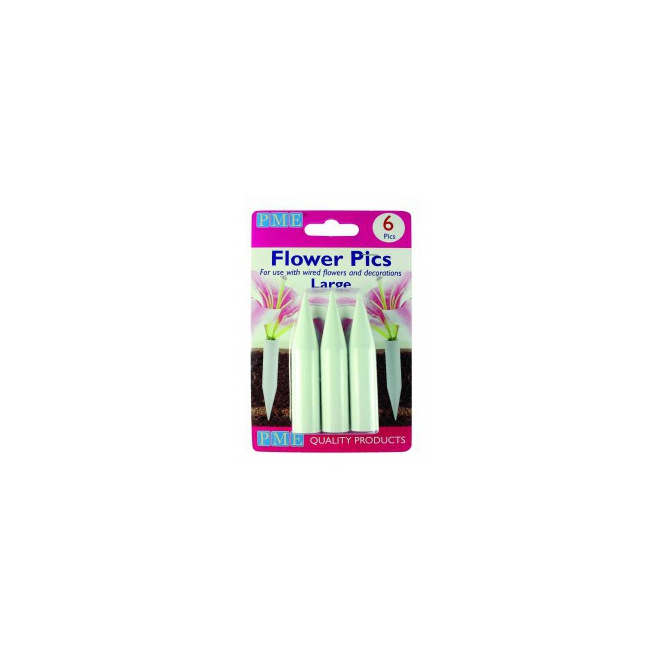 Tubes pour fleurs - Large- 6pc - PME