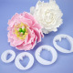 Gum Paste Cut Outs -Peony- set/4- Wilton