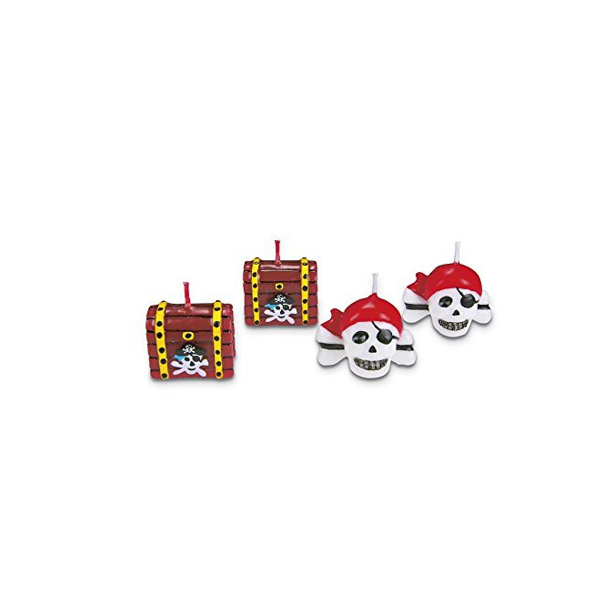 Candles decoration- pirates- 4pc- Städter