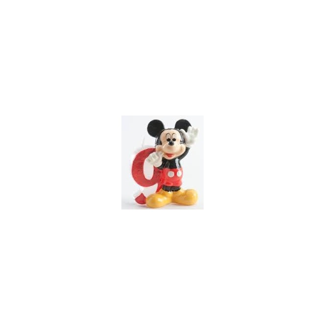 Bougie D Anniversaire Mickey Mouse 9 Ans